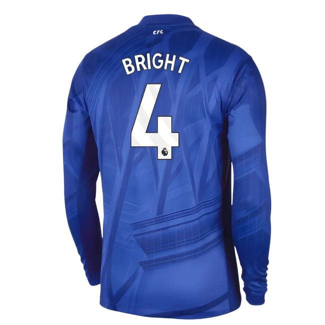 2025-2026 Chelsea Home Long Sleeve Shirt (Bright 4)-SoccerKits Hub | Buy Soccer Jerseys Online